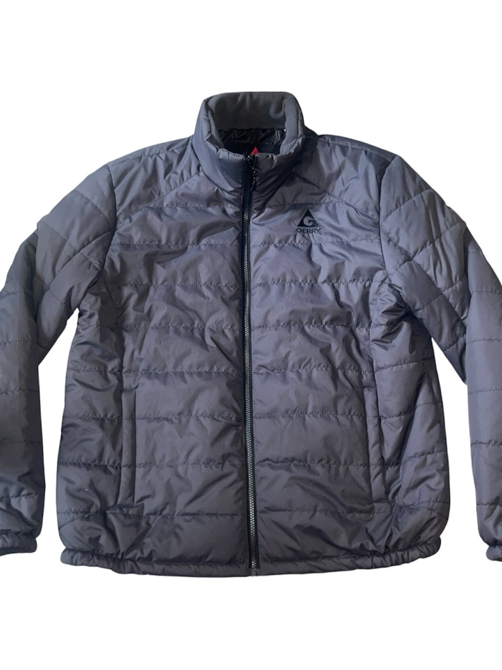 Gerry Weber Men's Light Gray Quilted Puffer Jacket